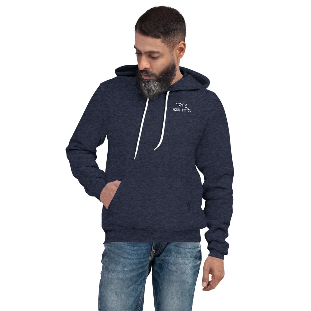Yoga Quitter Unisex Fleece Hoodie