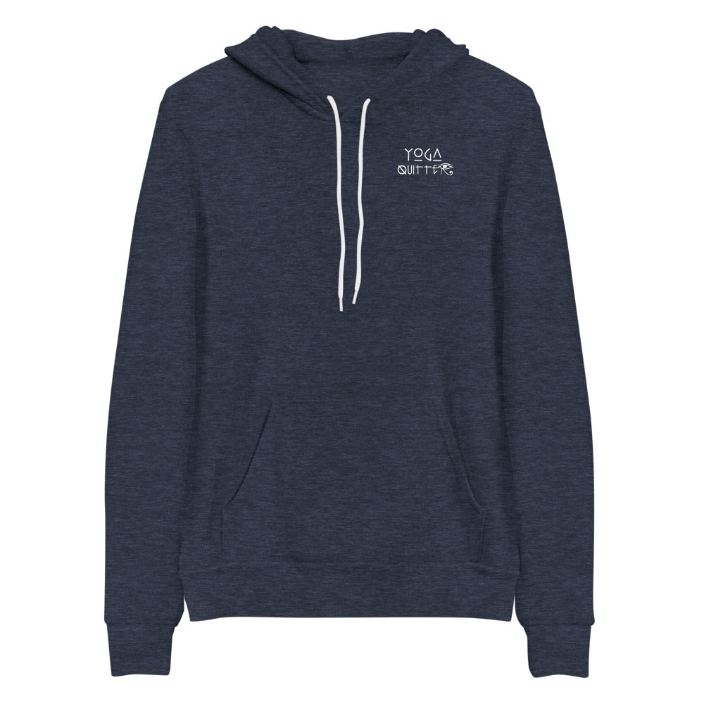 Yoga Quitter Unisex Fleece Hoodie