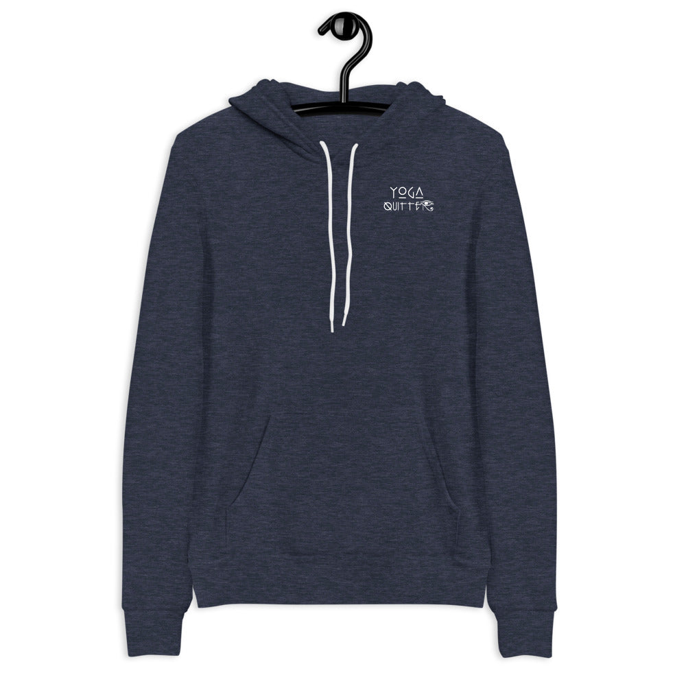 Yoga Quitter Unisex Fleece Hoodie