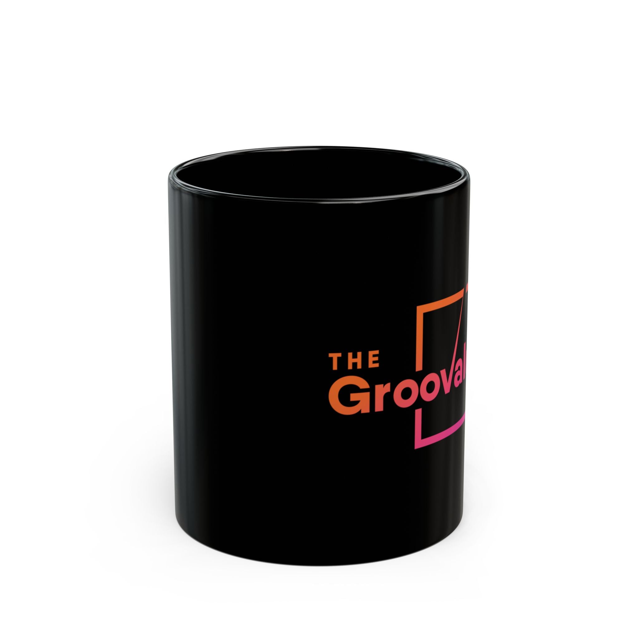 The Groovalution Black Mug