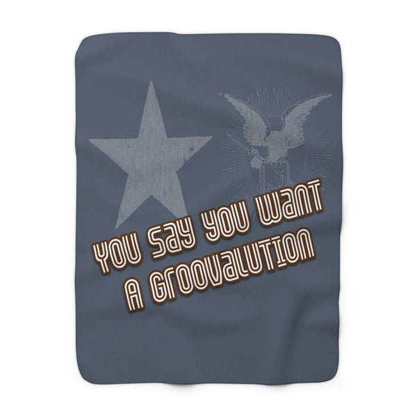 The Groovalution Sherpa Fleece Blanket