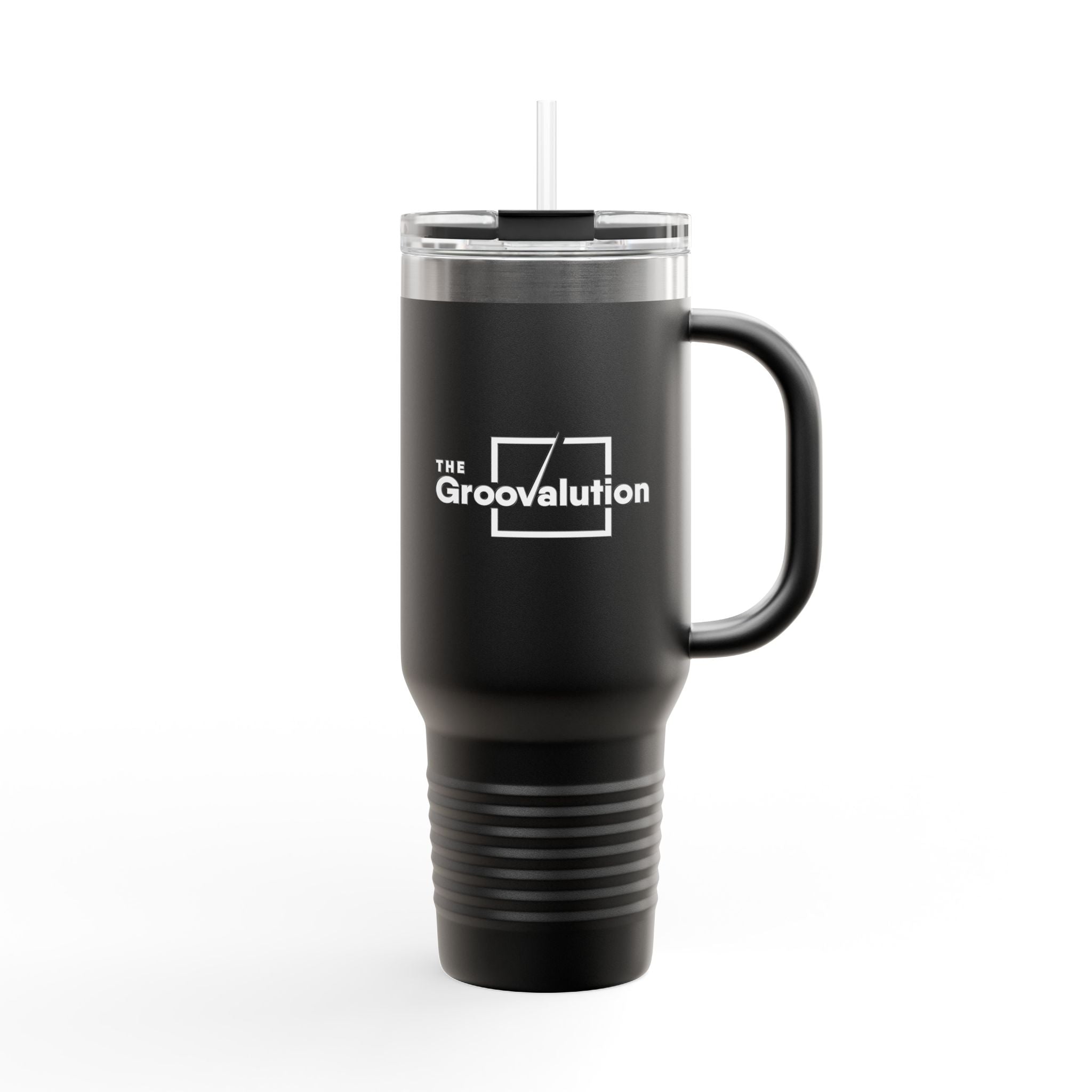 The Groovalution Insulated Travel Mug - Black