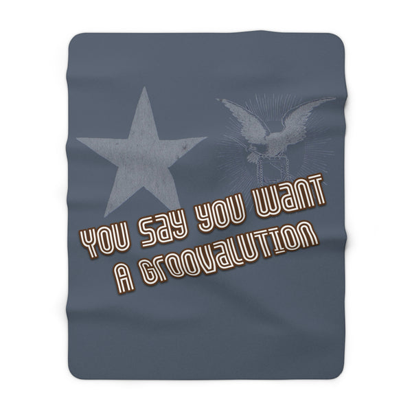 The Groovalution Sherpa Fleece Blanket