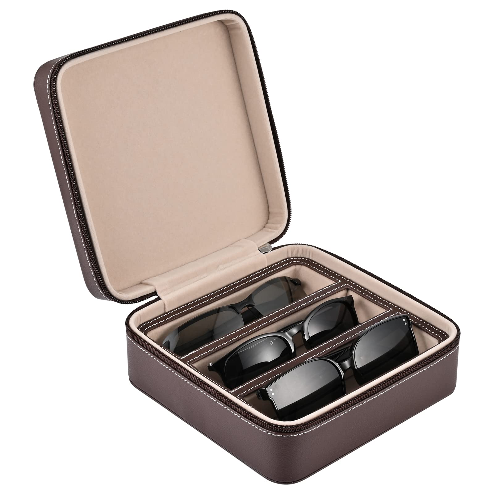 3-Slot Glasses Travel Case