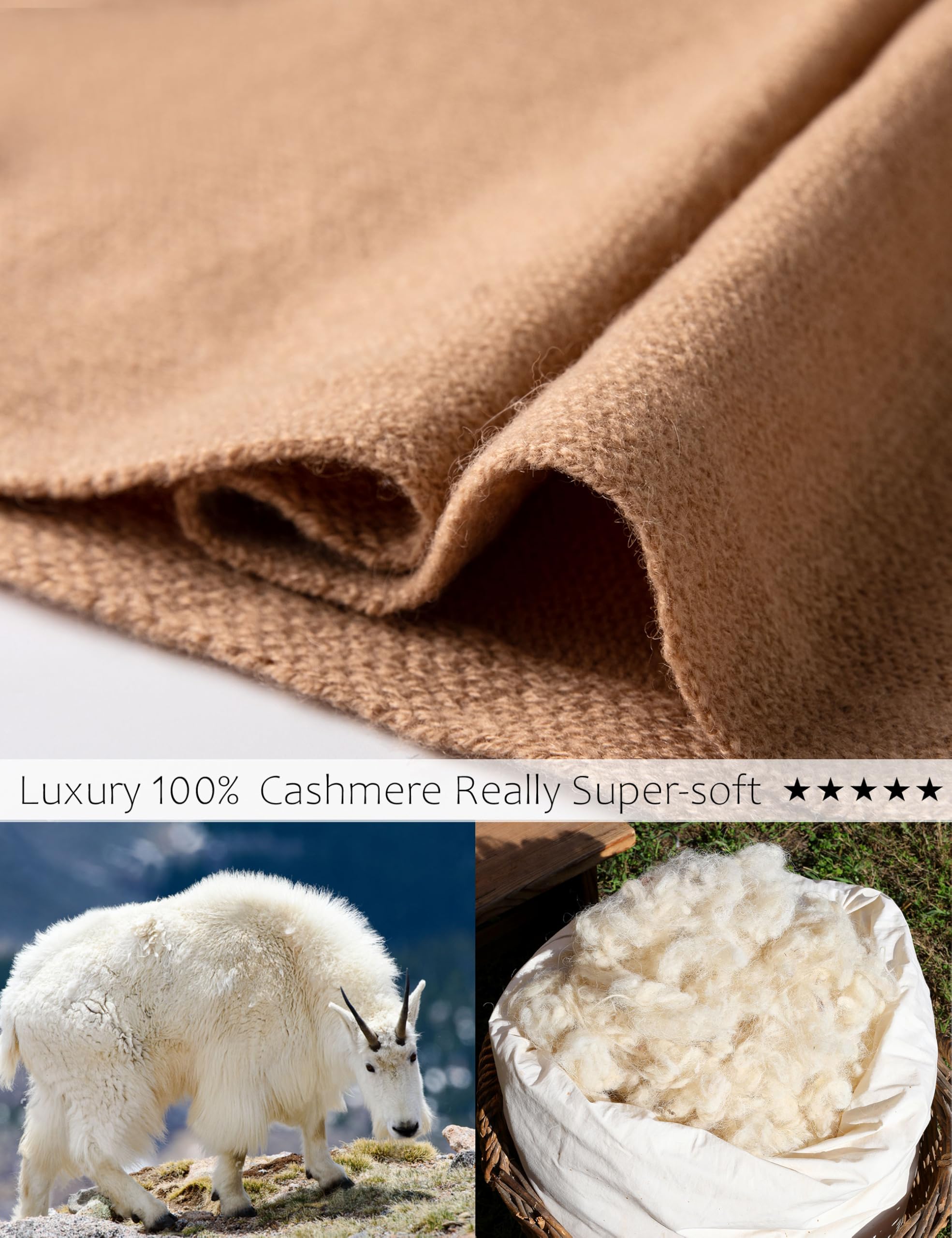 100% Cashmere Wrap Shawl Scarf