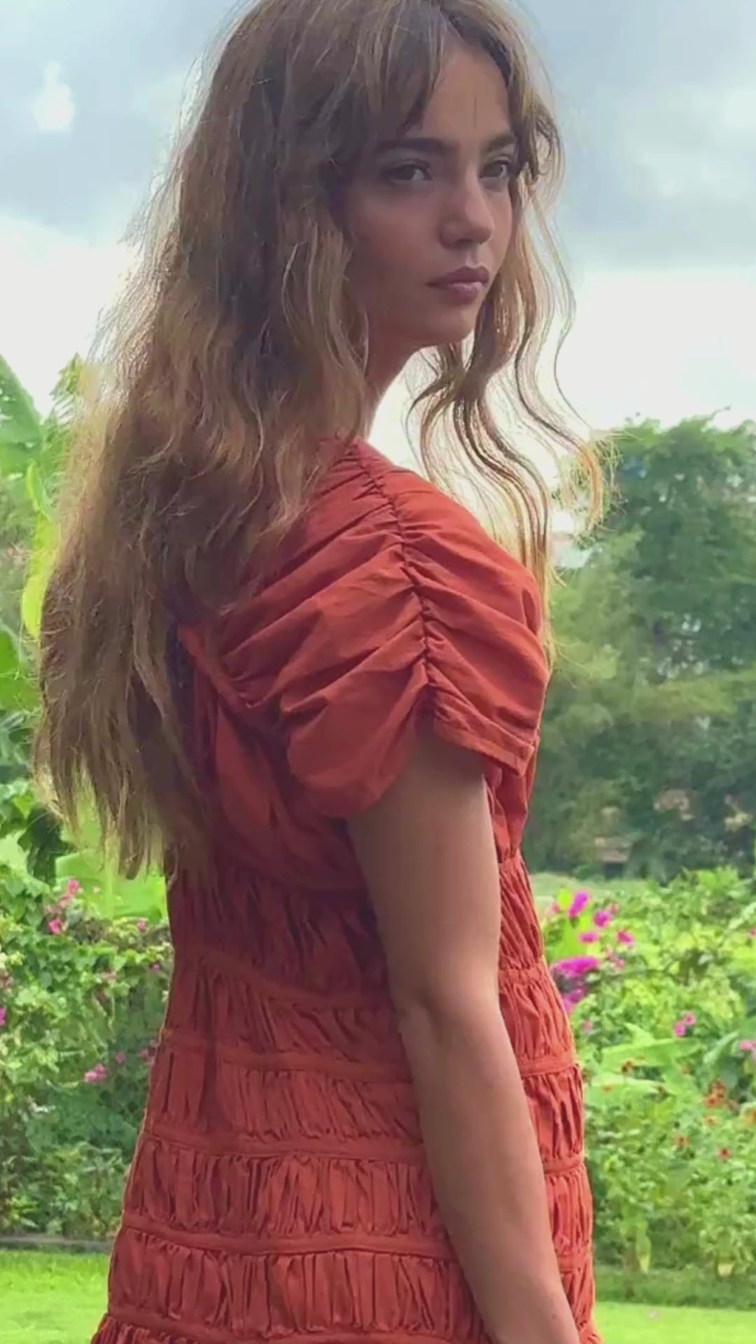 The Srikandi Maxi Dress In Sienna Brown