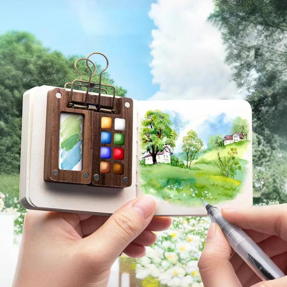 Mini Travel Watercolor Sketchbook