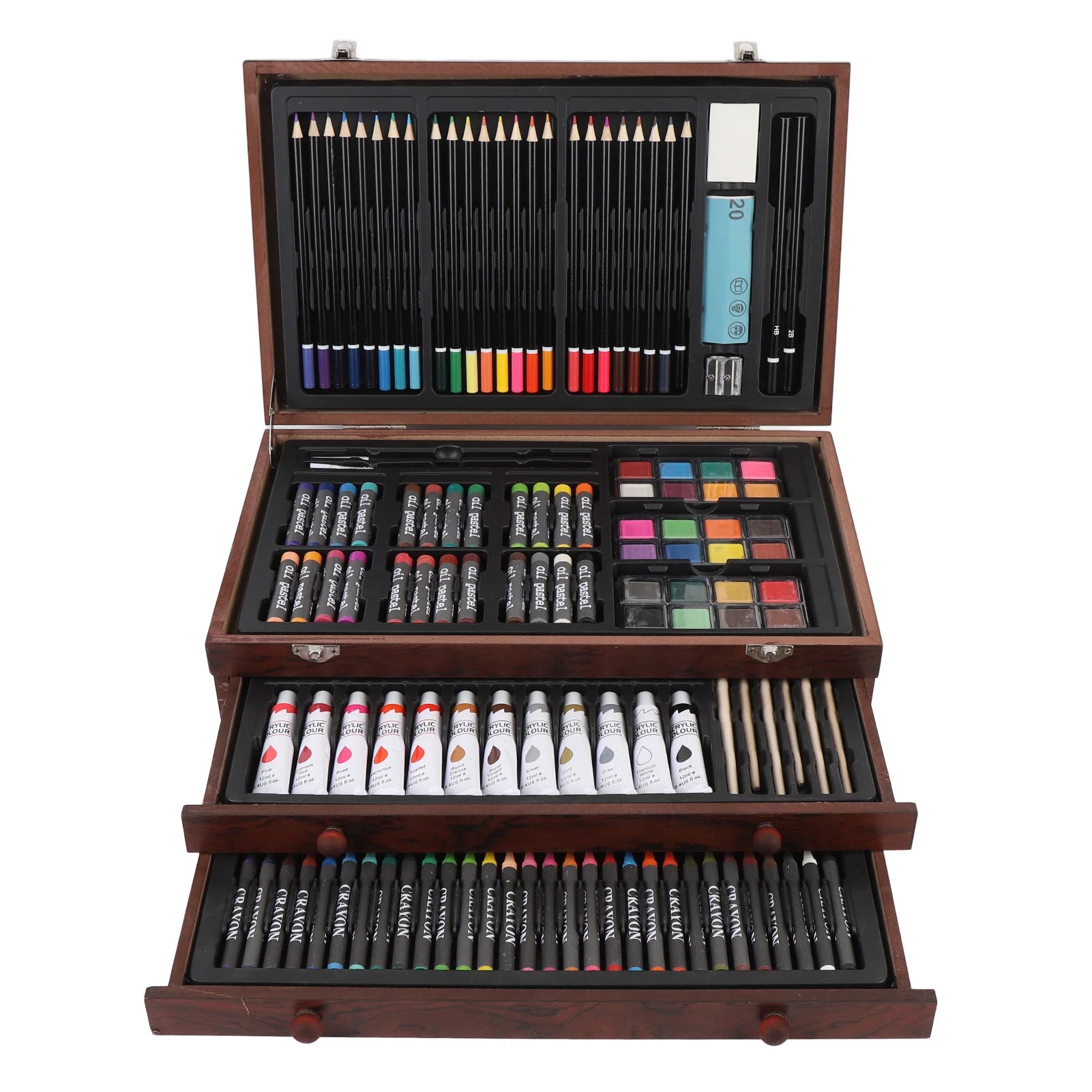 Deluxe Wooden Art Set - 142 Pieces