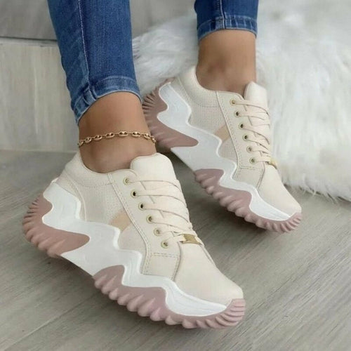 Chunky Vulcanized Platform Sneakers