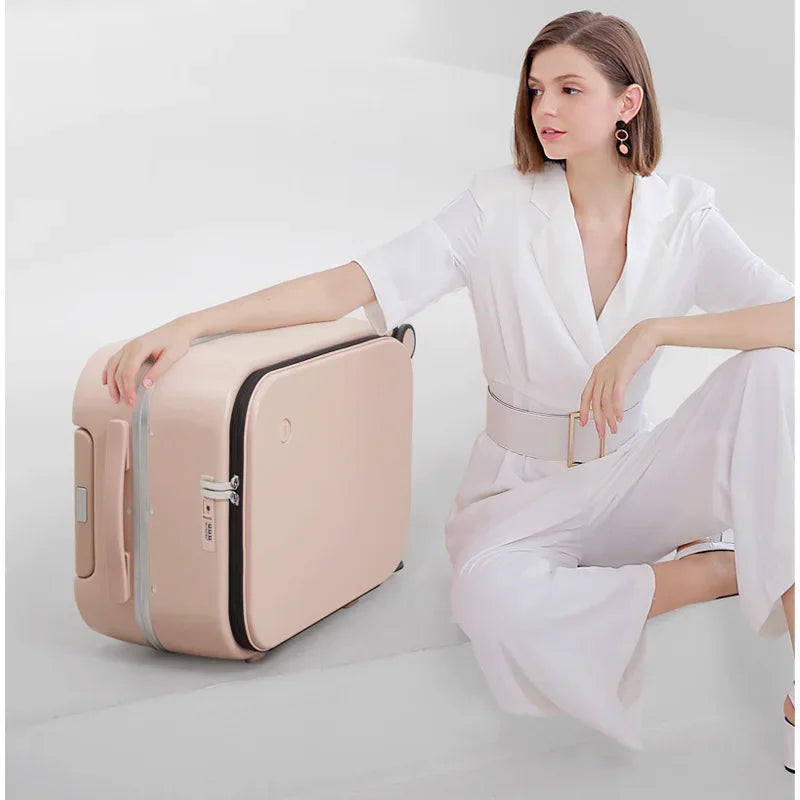 Mixi Aluminum Frame Carry-On Suitcase