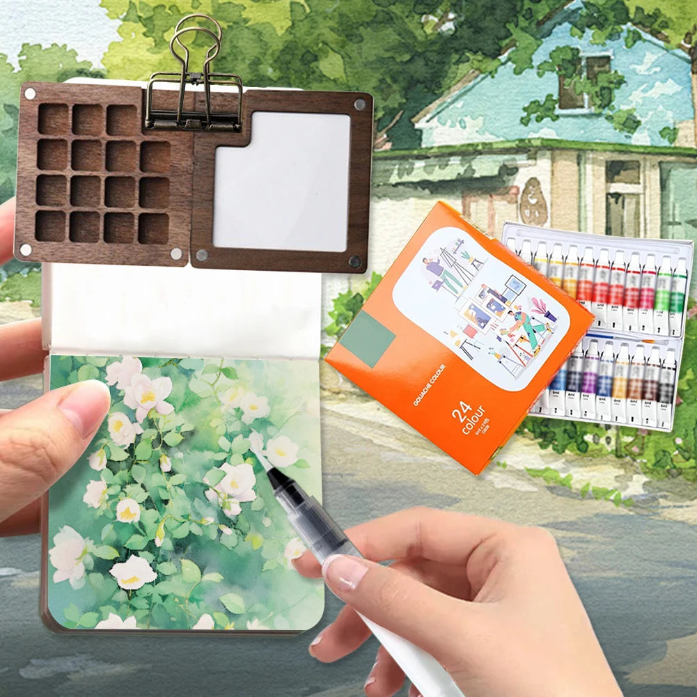 Mini Travel Watercolor Sketchbook
