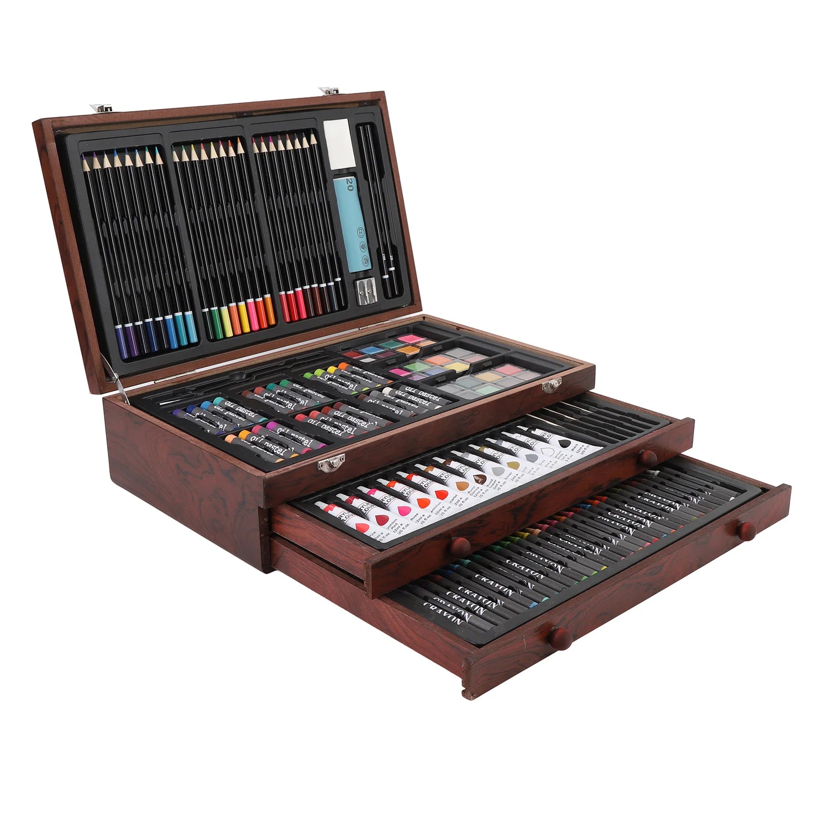 Deluxe Wooden Art Set - 142 Pieces