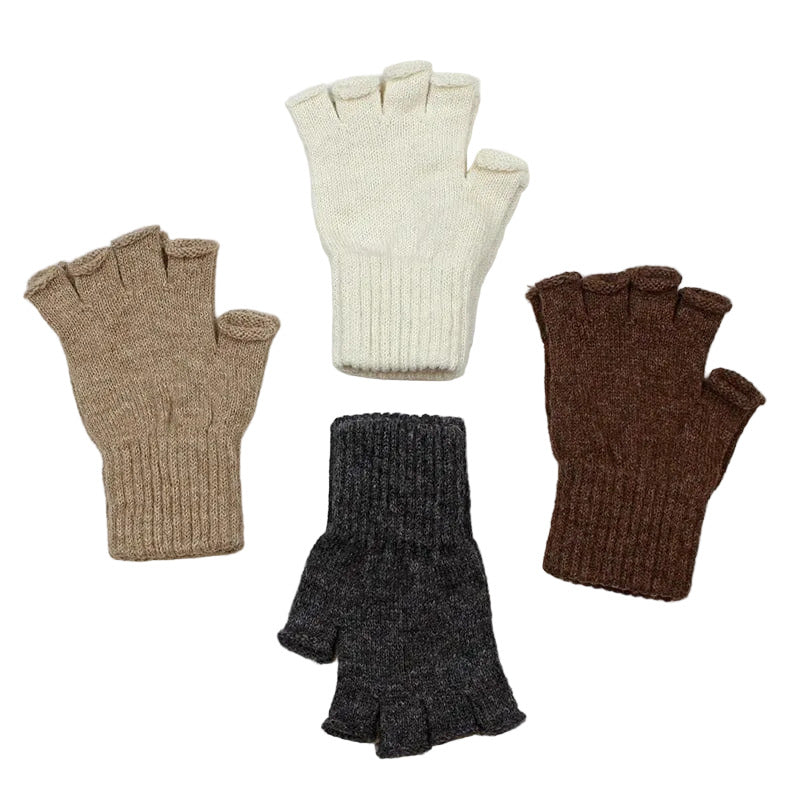 Alpaca Work/Play Fingerless Alpaca Gloves