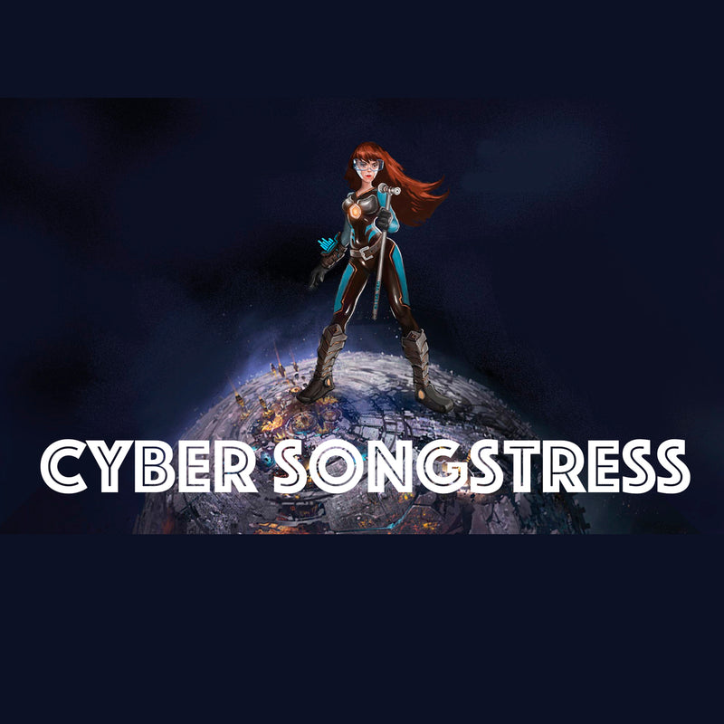 Cyber Songstress Illustrated T-Shirt
