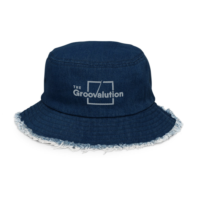 Distressed Denim Groovalution Hat
