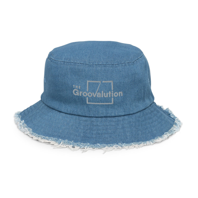 Distressed Denim Groovalution Hat