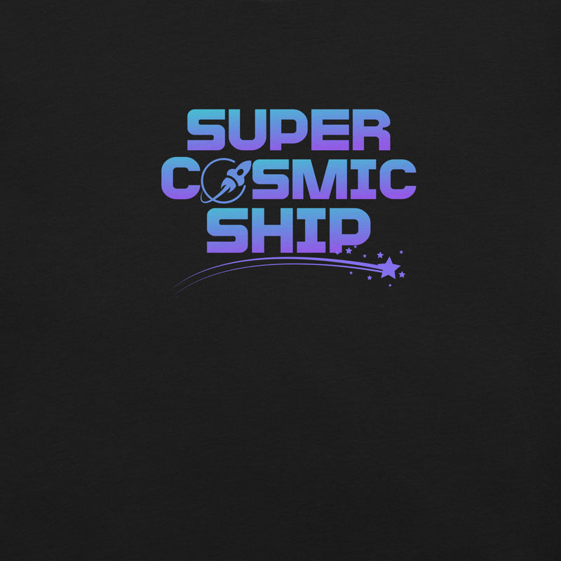 Galaxy Gradient Super Cosmic Ship Unisex T-Shirt 🌟🛸