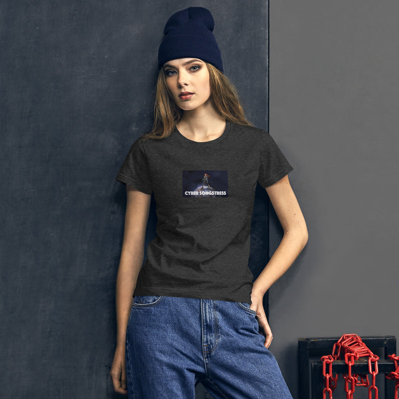 Cyber Songstress Illustrated T-Shirt