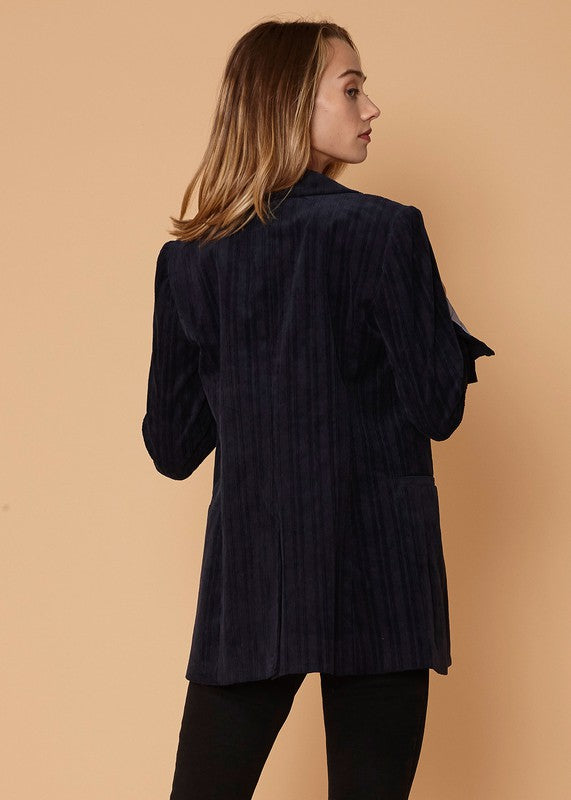 All Possible Corduroy Double Breasted Blazer