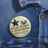 The Groovalution Banner Button Pin