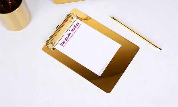 Go For Gold: Golden Groovalutionary Clipboard