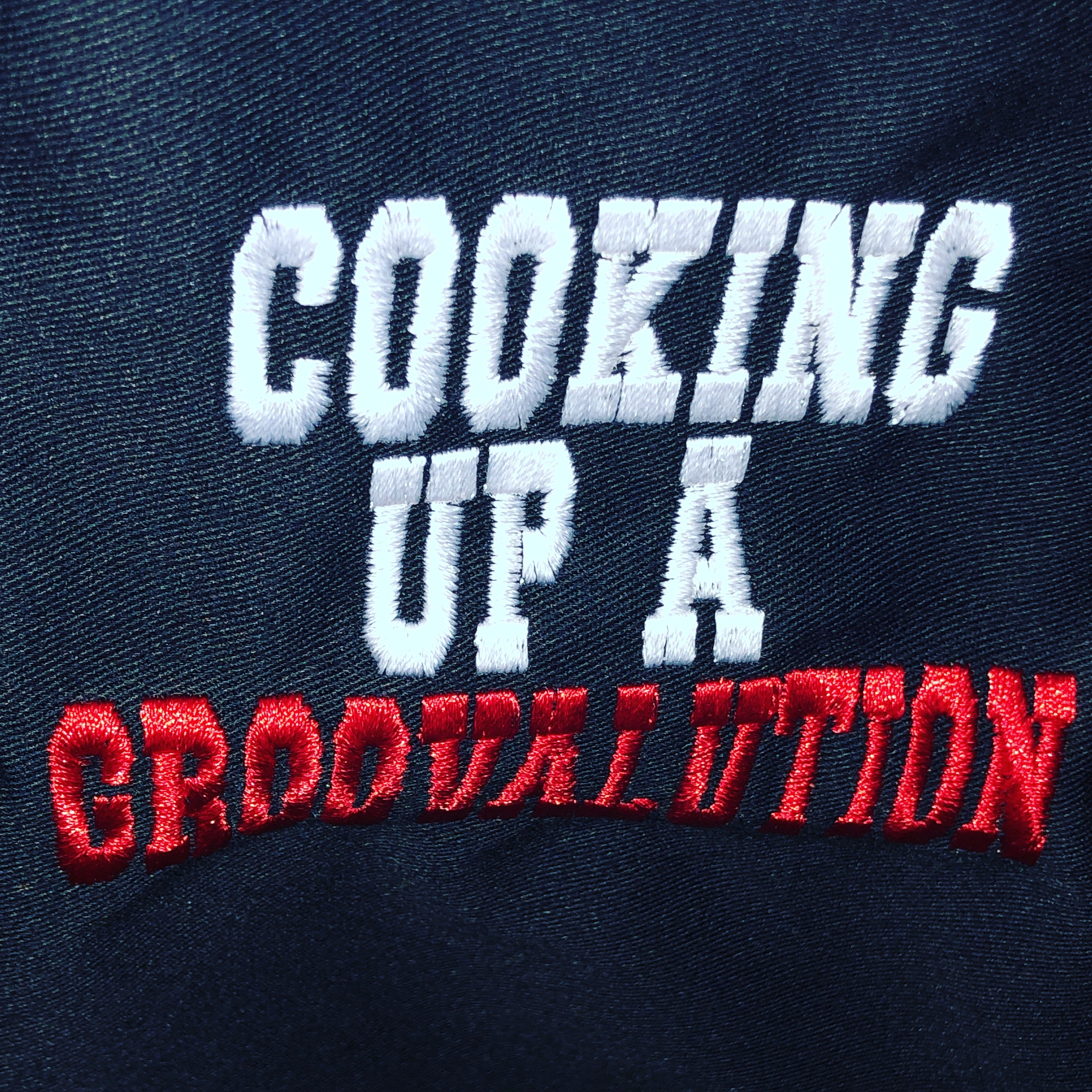The Groovalution Embroidered Apron