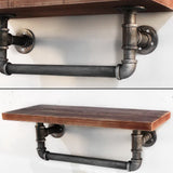 19th Century Industrial Pipe Shelves