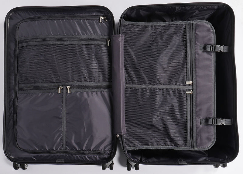 Grey and Dark Blue Gradient Groovalution Suitcase