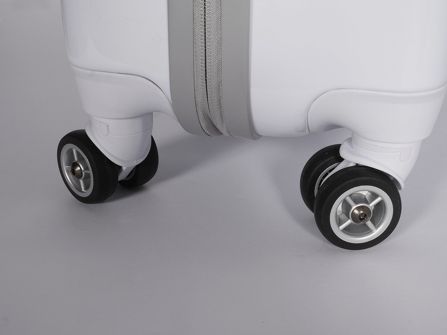 Grey & White Groovalution Suitcase