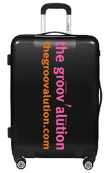 Black & Duotone Groovalution Suitcase