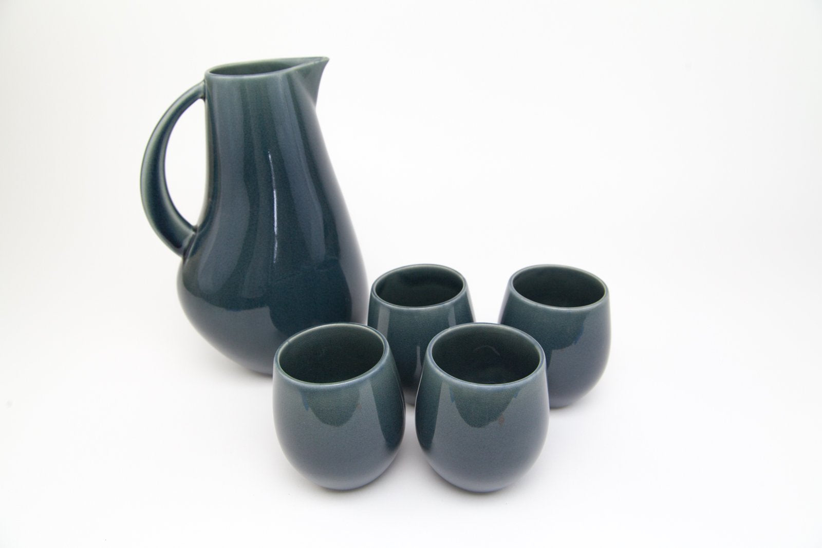 Pitcher and Stemless Drink Set