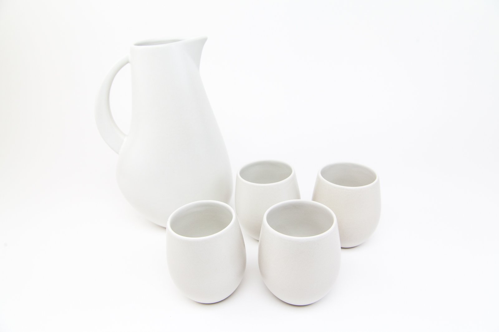 Pitcher and Stemless Drink Set