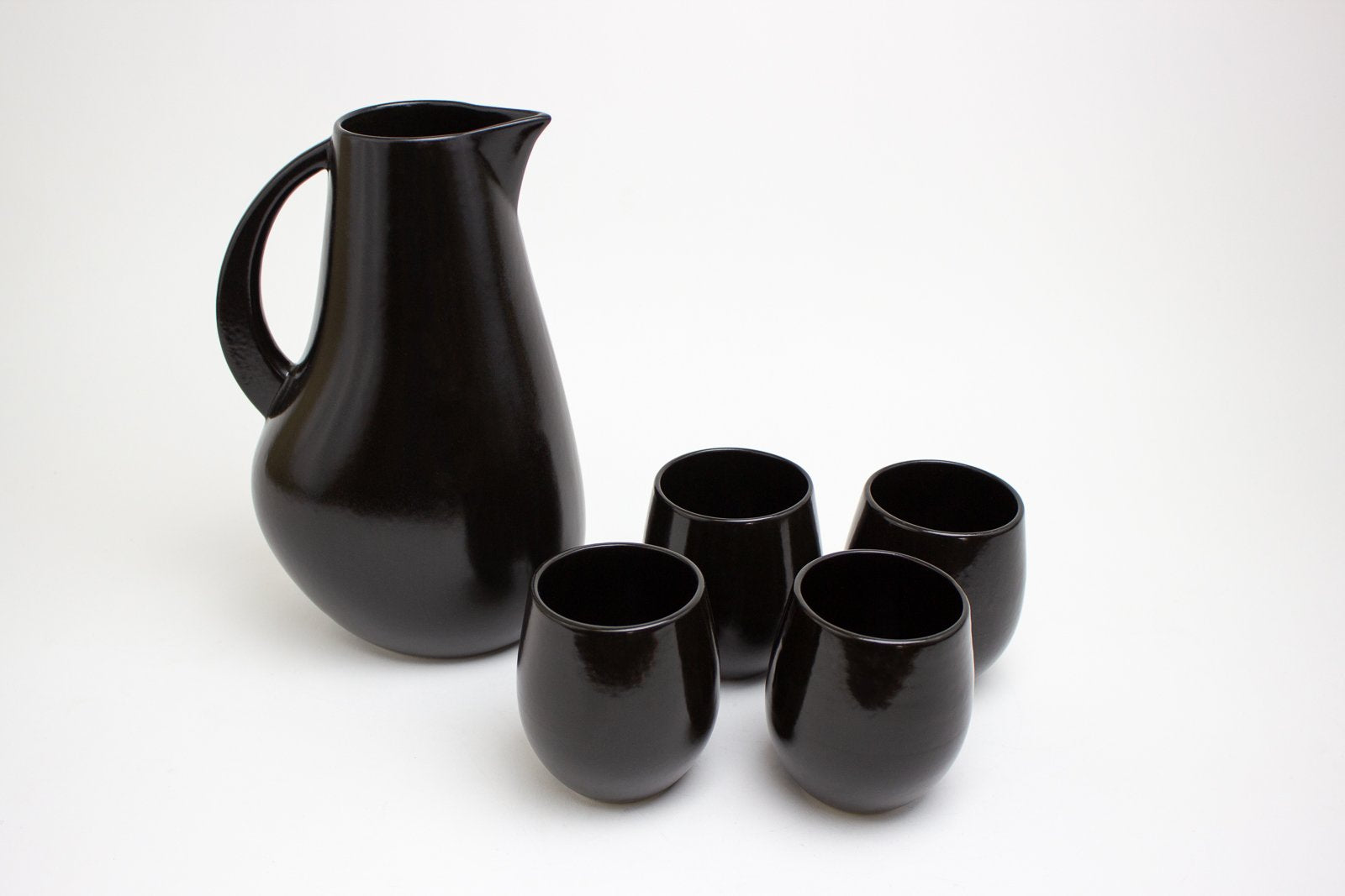Pitcher and Stemless Drink Set