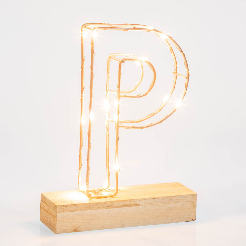 Light Up Letter P Alphabet Light