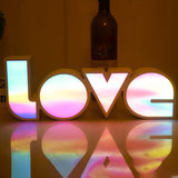 LOVE LED Decor Lamp