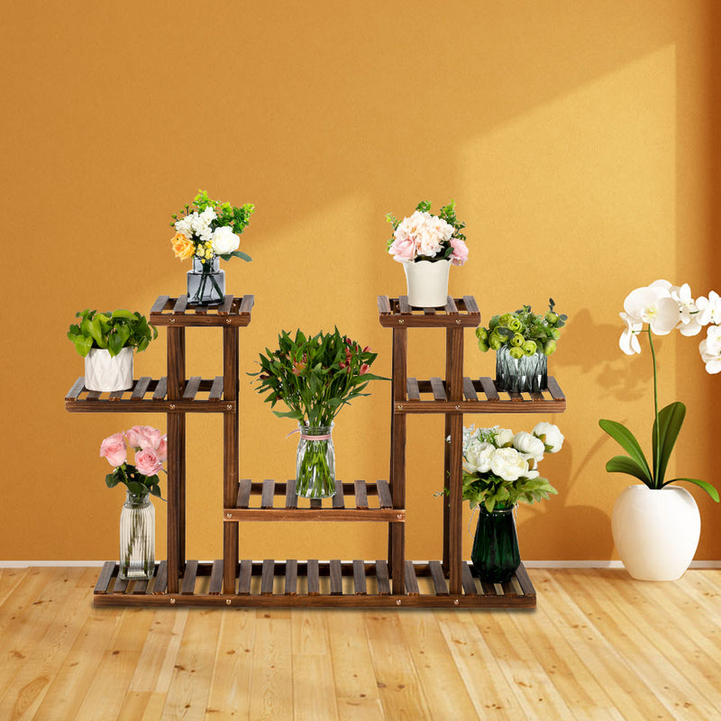 4-Story Wooden Plant Stand