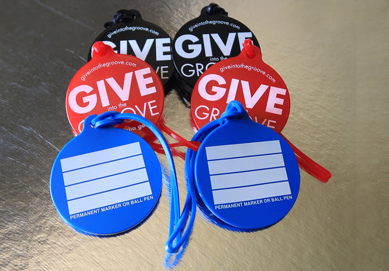 Give Into The Groove Luggage Tag