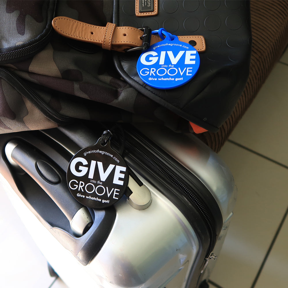 Give Into The Groove Luggage Tag