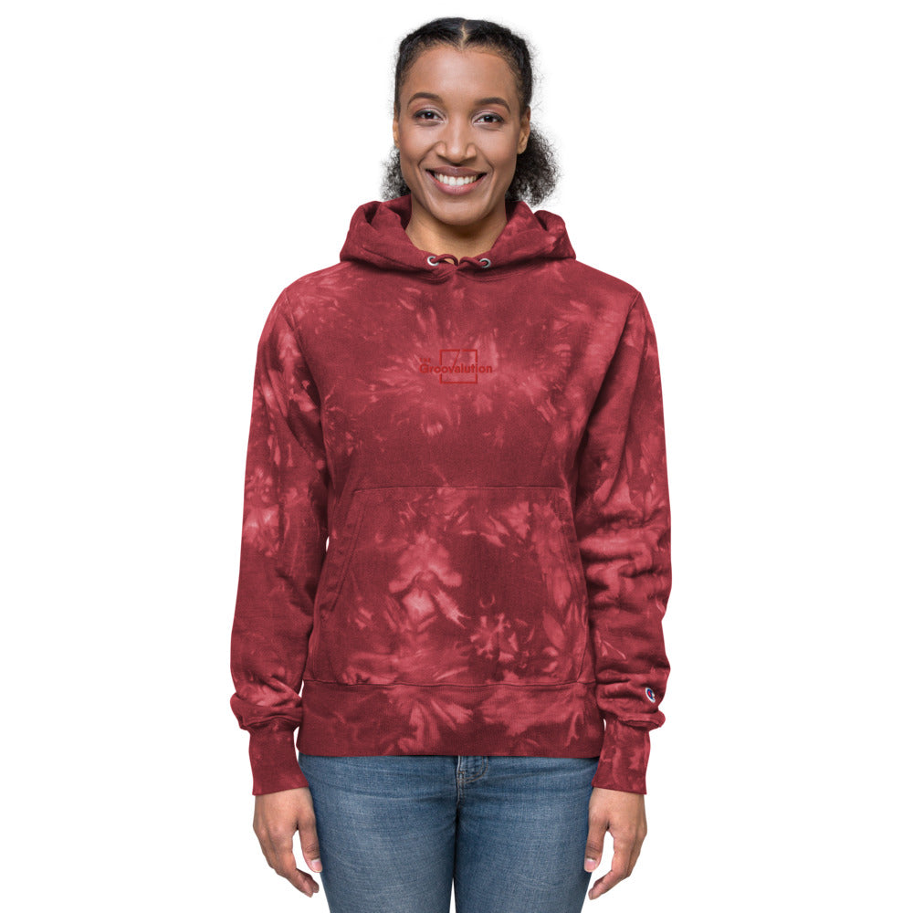 The Groovalution Unisex Champion Tie-Dye Hoodie