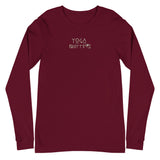 Yoga Quitter Unisex Cotton Long Sleeve