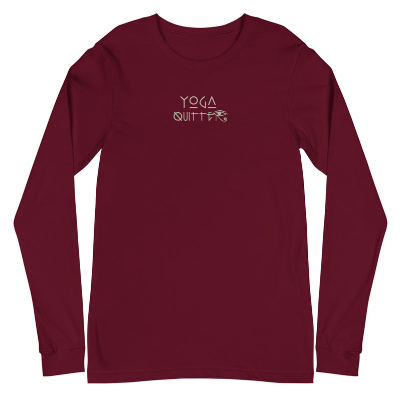 Yoga Quitter Unisex Cotton Long Sleeve