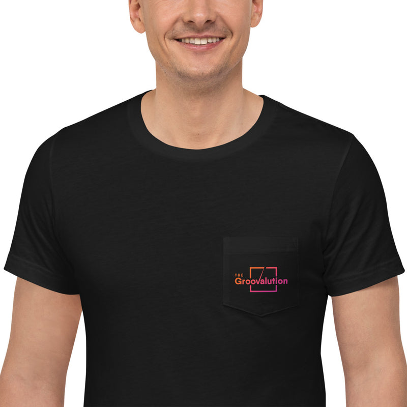 Unisex The Groovalution Pocket T-Shirt